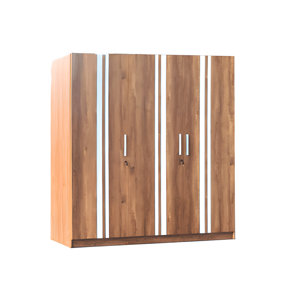 ตู้เสื้อผ้า 3 บานเปิด WISDOM DESIGN FURNITURE รุ่น WR601 180 ซม. สีไม้สัก